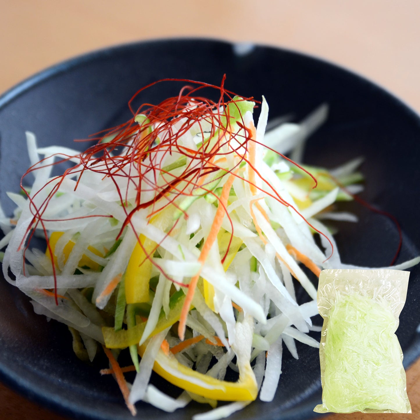 冷凍青パパイヤ千切り